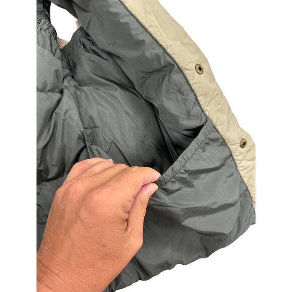 Cabelas outdoor gear goose down green vest size Large Regual SKU 3038 - Picture 12 of 14